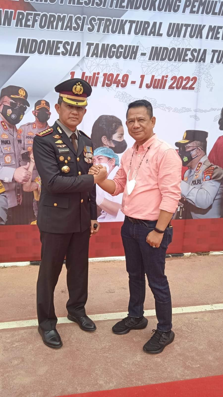 Ketua Pewarta Apresiasi Polrestabes Medan dan Walikota Bobby Nasution