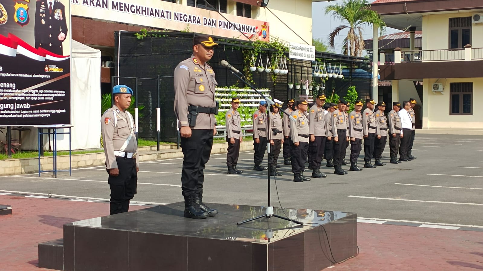 Pimpin Apel Pagi, Wakapolrestabes Medan Sampaikan Pesan Ini pada Anggota