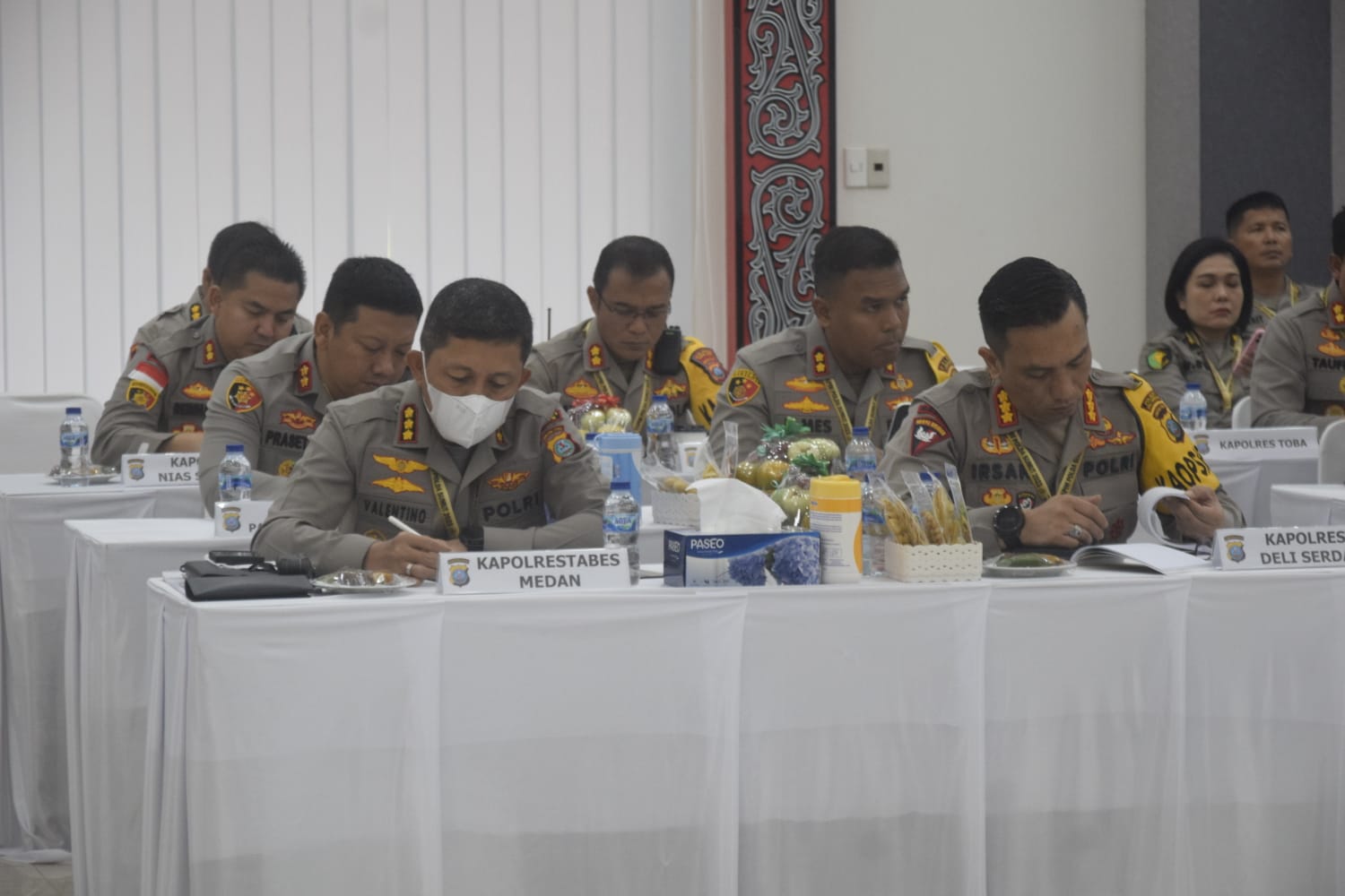 Kapolrestabes Medan Kembali Hadiri Anev dan Rapat Pimpinan di Polda Sumut