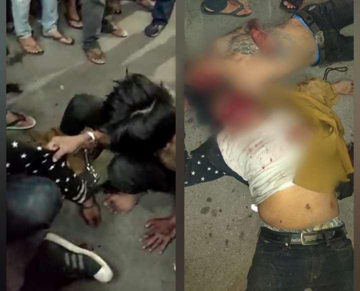 Dua Pelaku Jambret Hp Nyaris Tewas di Hajar Massa di Jln SM Raja Medan