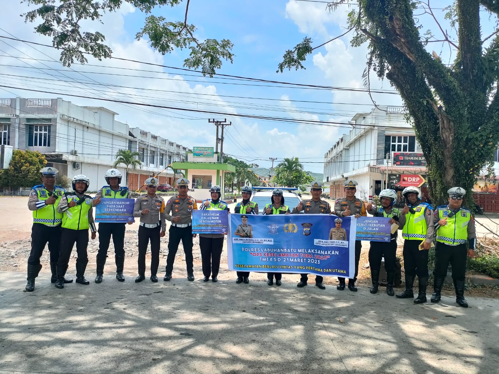 14 Hari Ops Keselamatan Toba 2023, Sat Lantas Polres Labuhan Batu Tindak 592 Pengendara