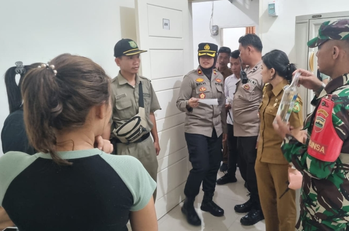 Polsek Medan Kota Razia Sejumlah Penginapan, 10 Pasangan Bukan Pasutri Diamankan