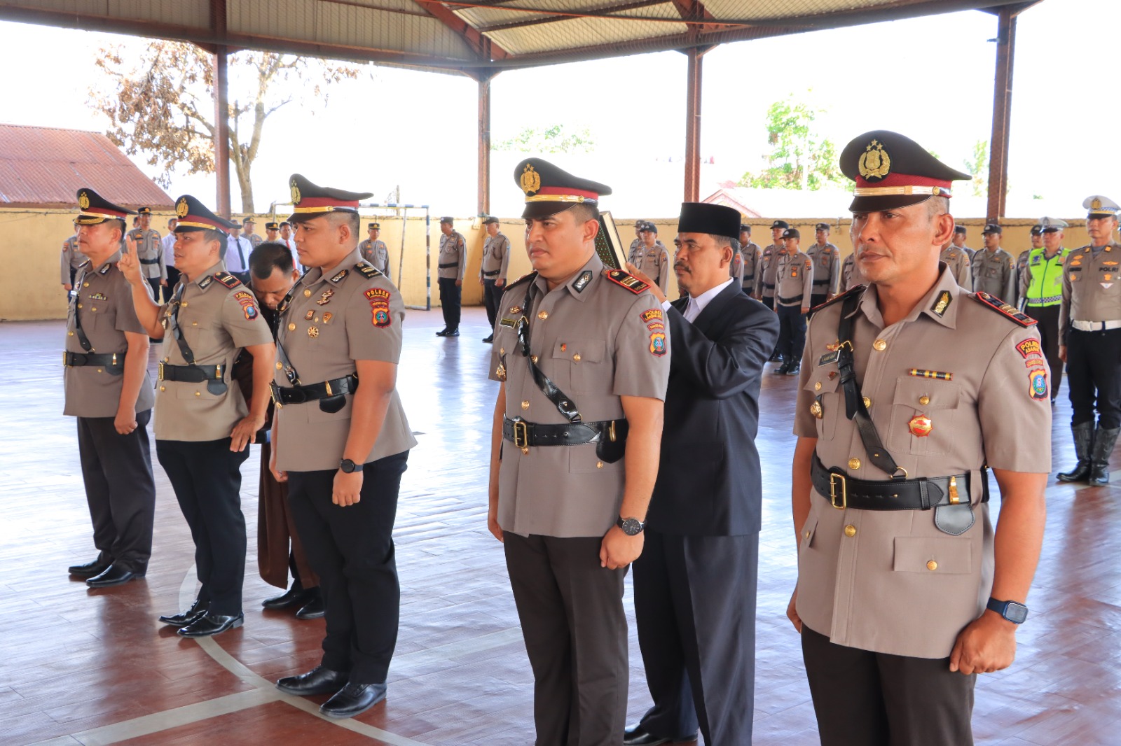 Kasat Intel dan 2 Kapolsek di Sertijabkan di Polres Labuhanbatu, Akp Fadlun Al Fitri, S.S Jabat Kasat Intelkam