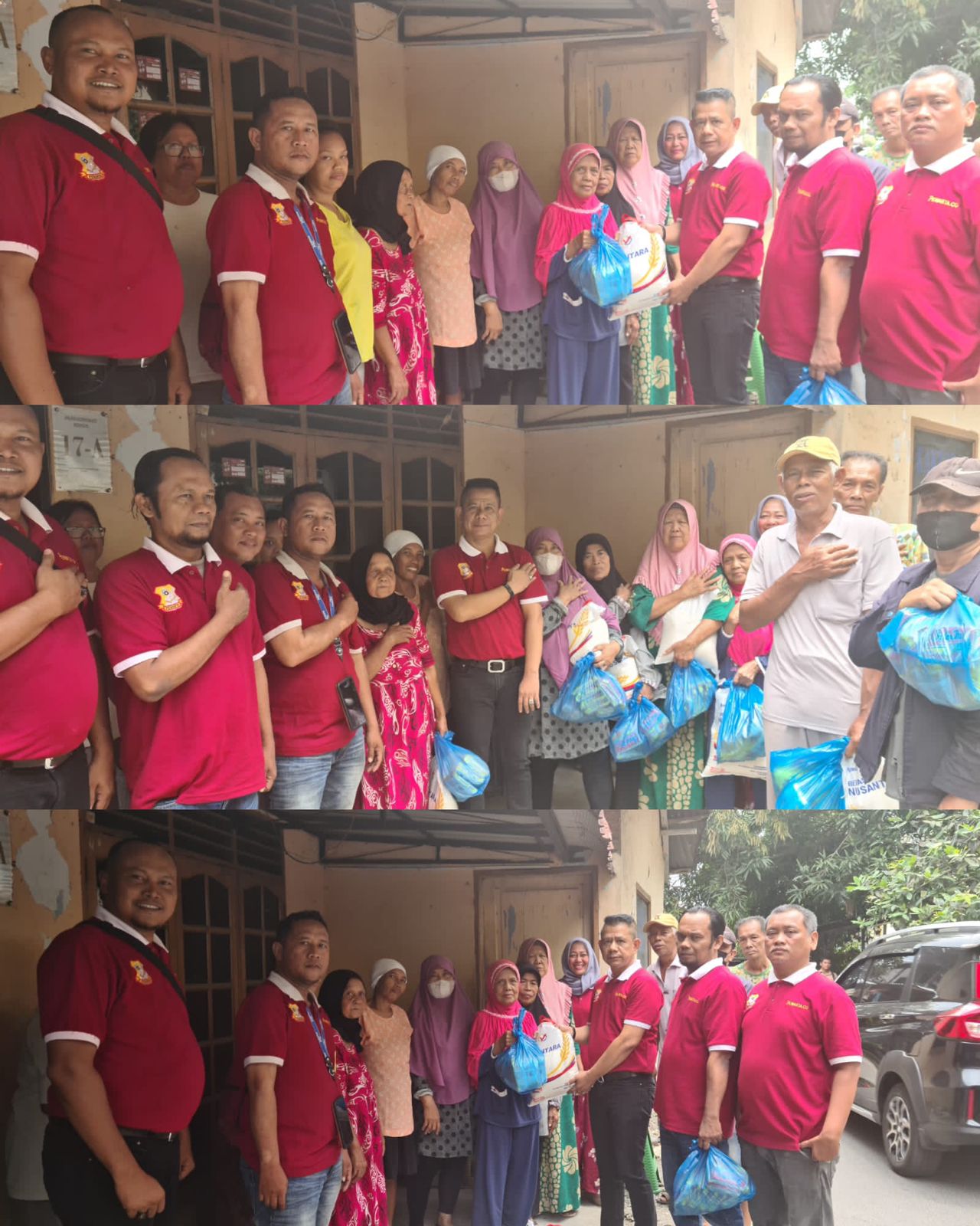 Ketua Pewarta Berbagi Sembako, Masyarakat Senang dan Gembira