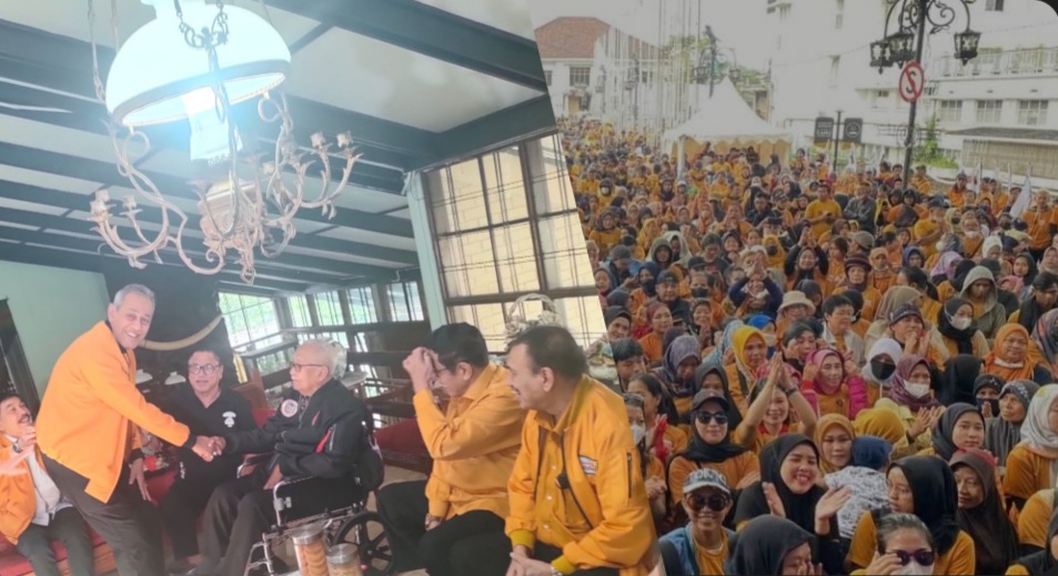Rakornas Partai Hanura, Puluhan Ribu Kader Padati Gedung Asia Afrika Bandung, Ini Pesan OSO