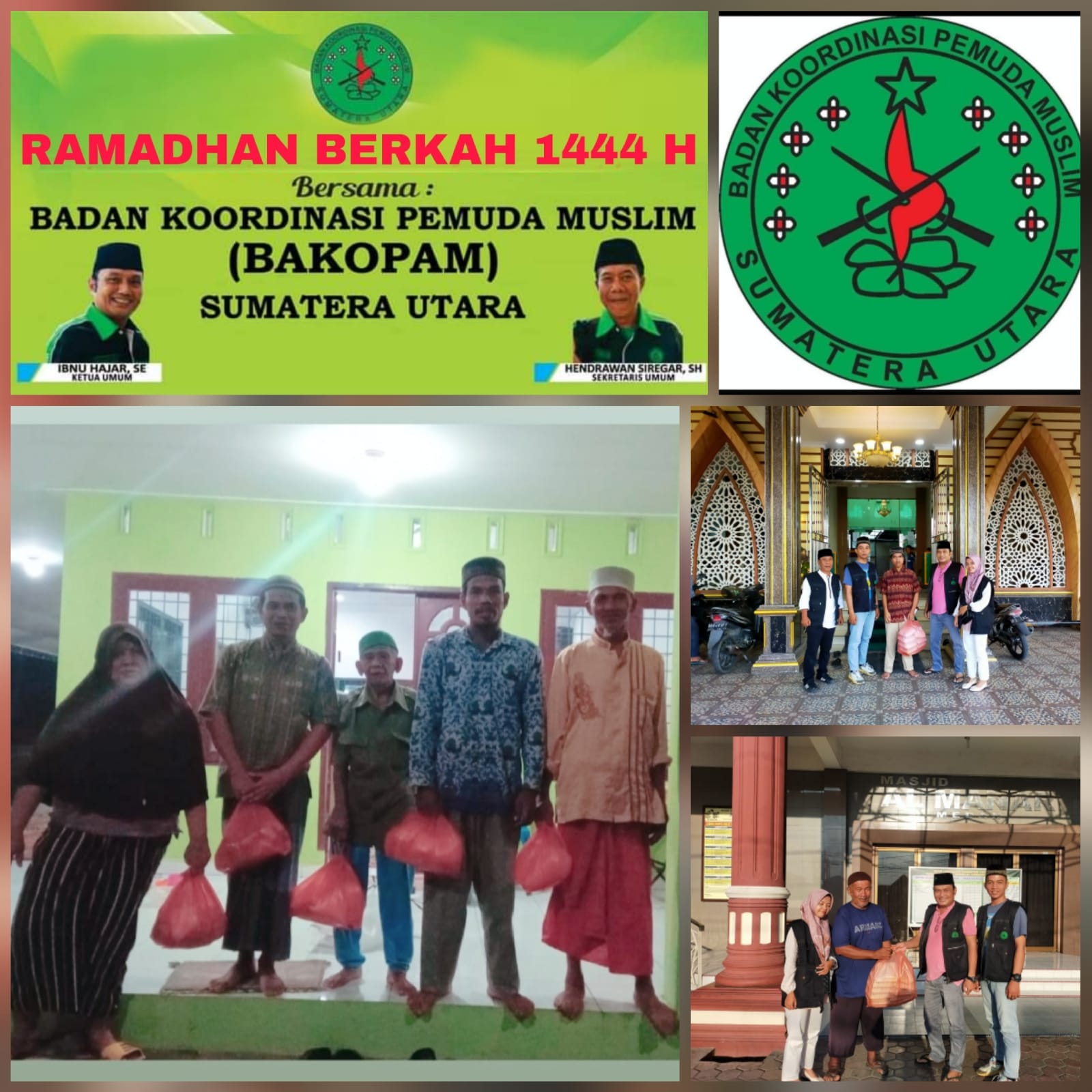 Bakopam Sumut Kembali Salurkan Bantuan Dari Dermawan