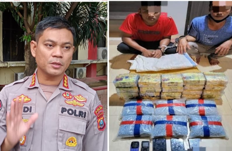 Polda Sumut Sergap 2 Pemilik 20 kg Sabu dan 30 Ribu Butir Ekstasi di Gerbang Tol Riau