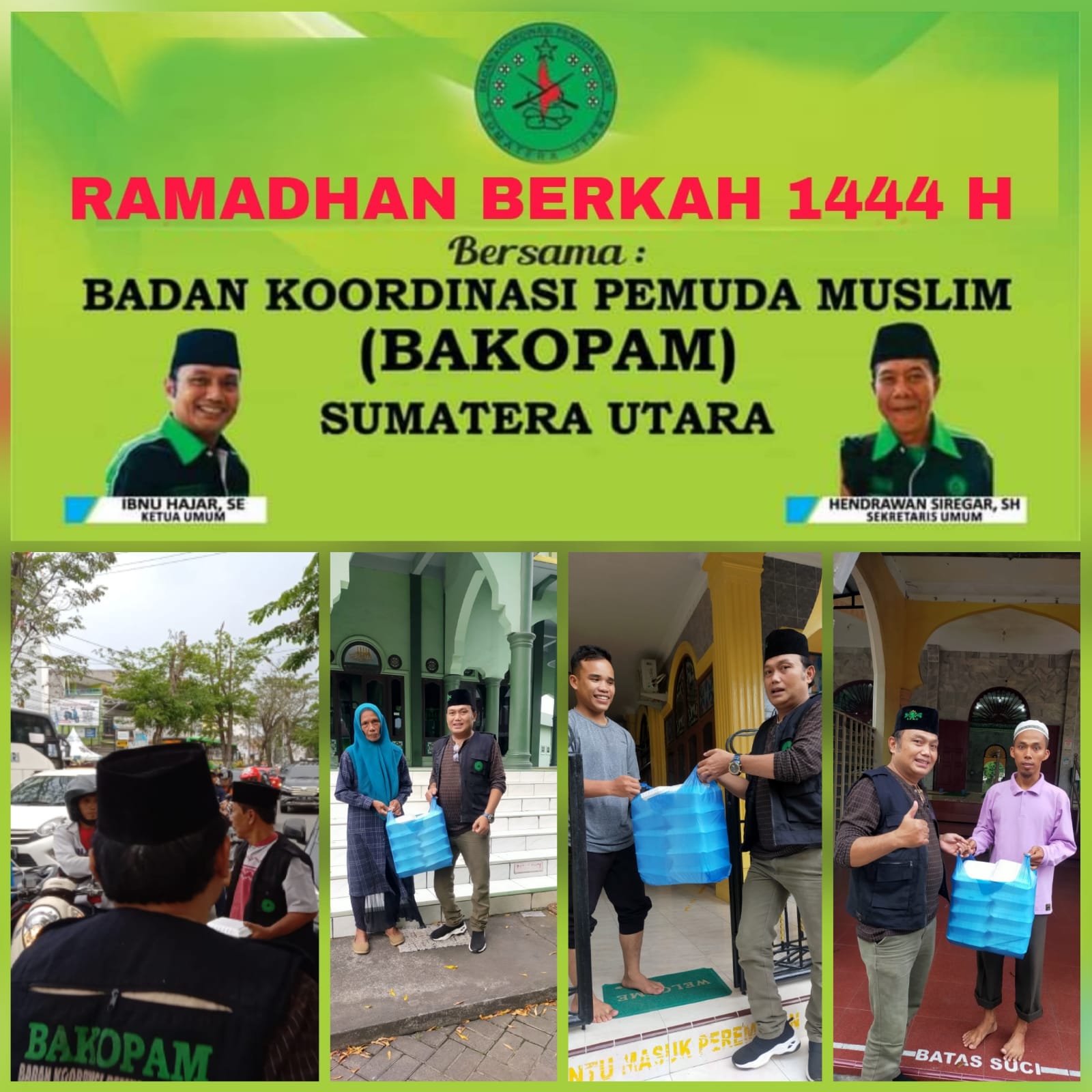 Bakopam Sumut Salurkan Bantuan PT Indako Trading Coy Untuk Masyarakat