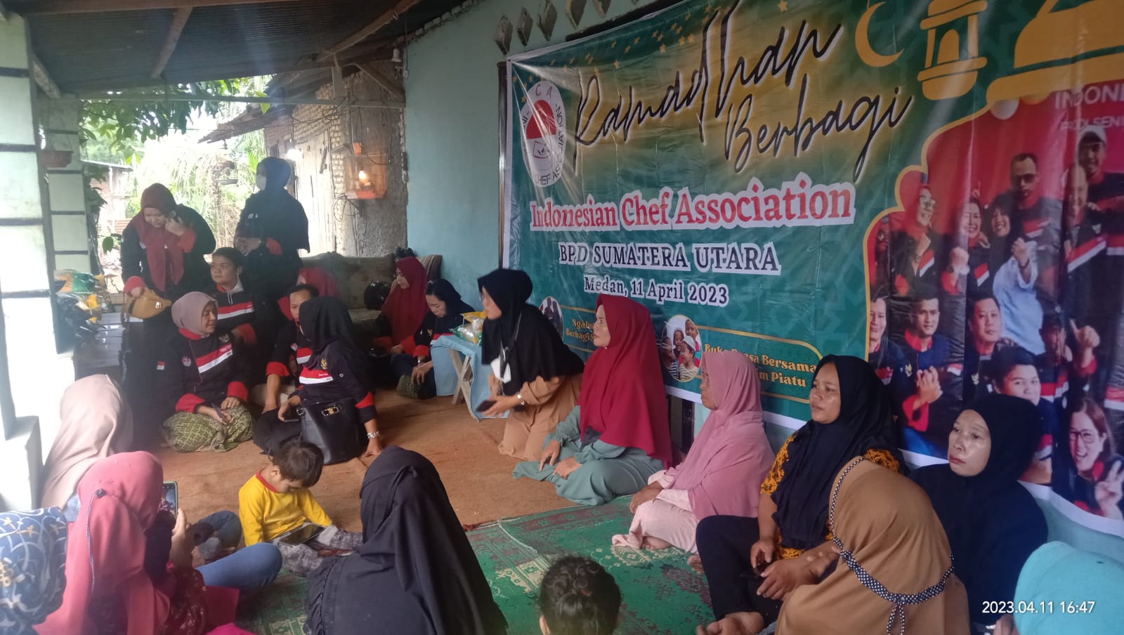 Ramadhan Berbagi, ICA Sumut Bagikan Paket Sembako dan Santuni Anak Yatim di Patumbak