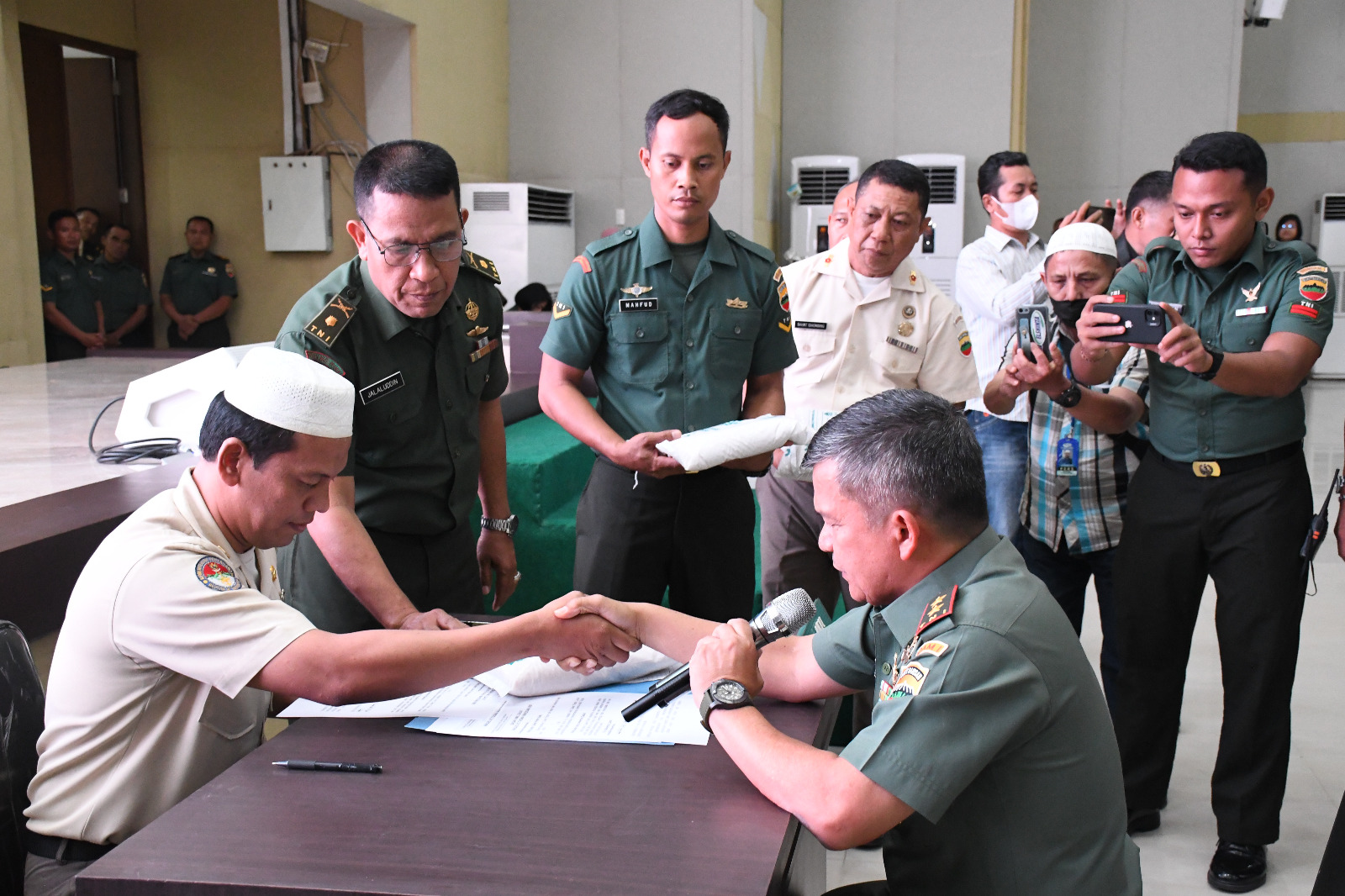 Pangdam I/BB Launching Aplikasi Kibar Peduli, Optimasi Infaq, Sedekah, Zakat dan Donasi Prajurit