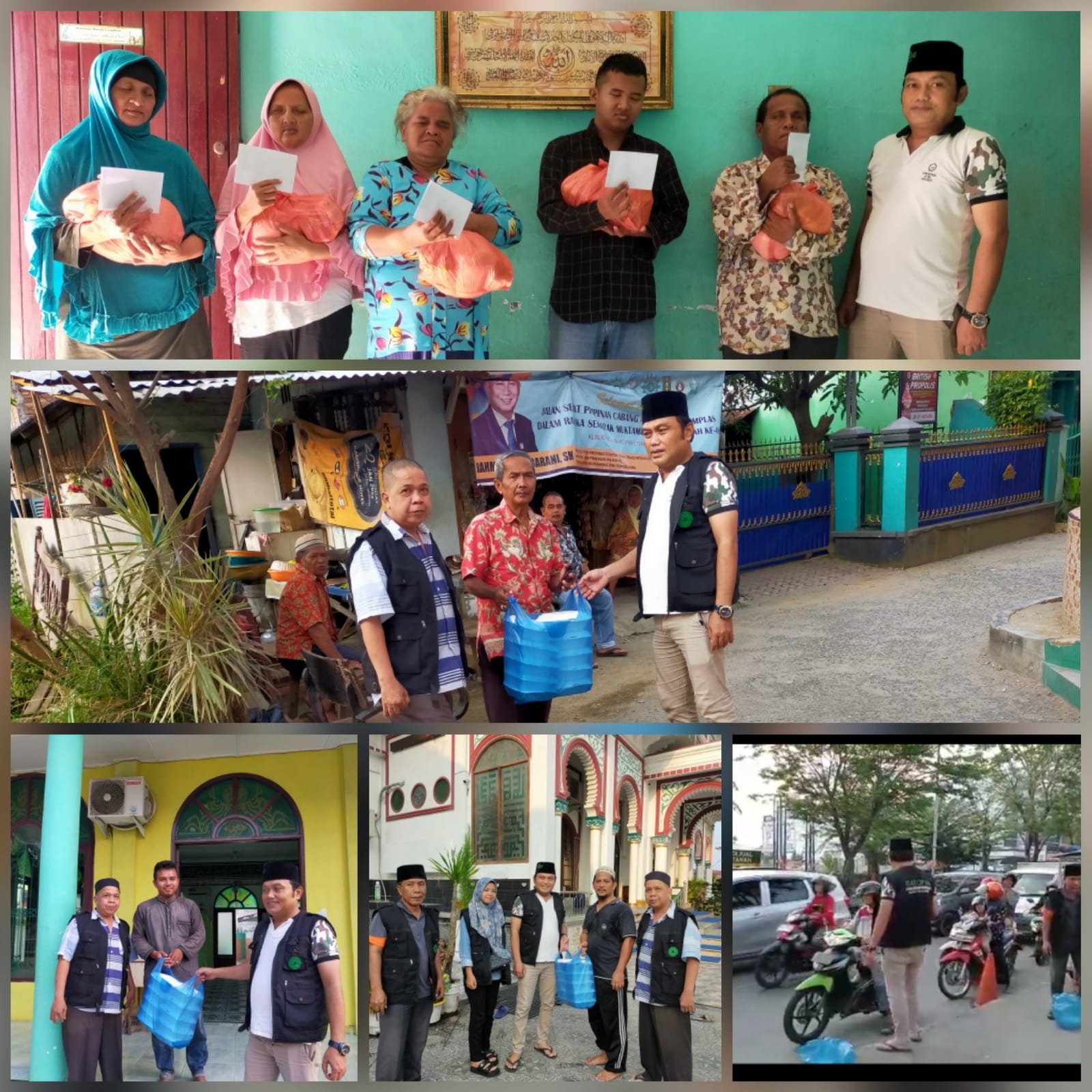 Bakopam Sumut Salurkan Bantuan Sembako Kepala Bapenda Provsu Kepada Tuna Netra