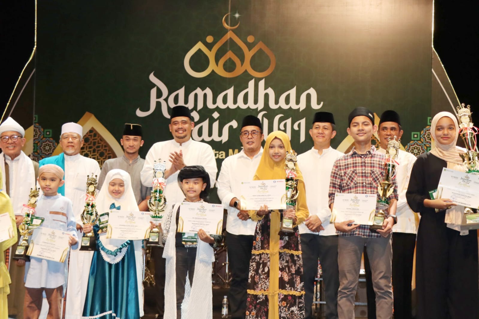 Kapolrestabes Medan Hadiri Langsung Penutupan Ramadhan Fair di Jalan Masjid Raya Medan