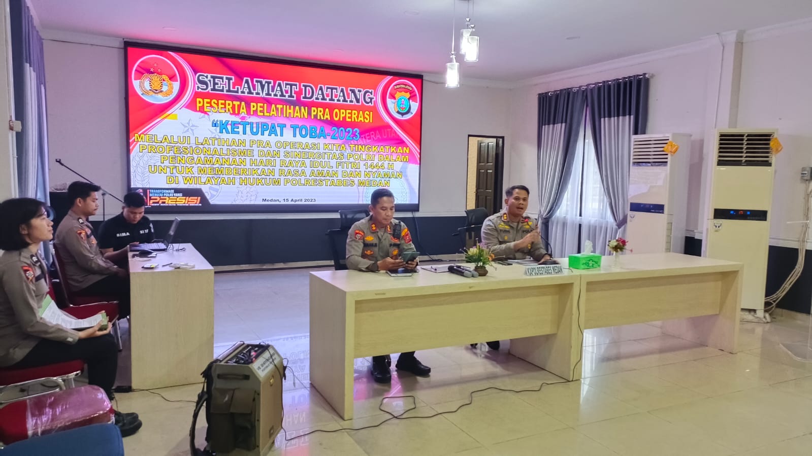 Jelang Operasi Ketupat Toba 2023, Kapolrestabes Medan Himbau Pengamanan Lebaran Harus Berjalan Aman