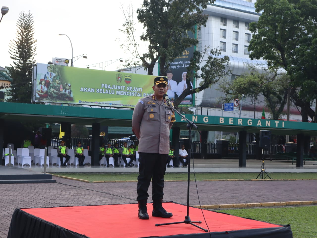 Wakapolreatabes Medan pimpin Apel Serpas Pengamanan Malam Idul Fitri 1444 Hijriah