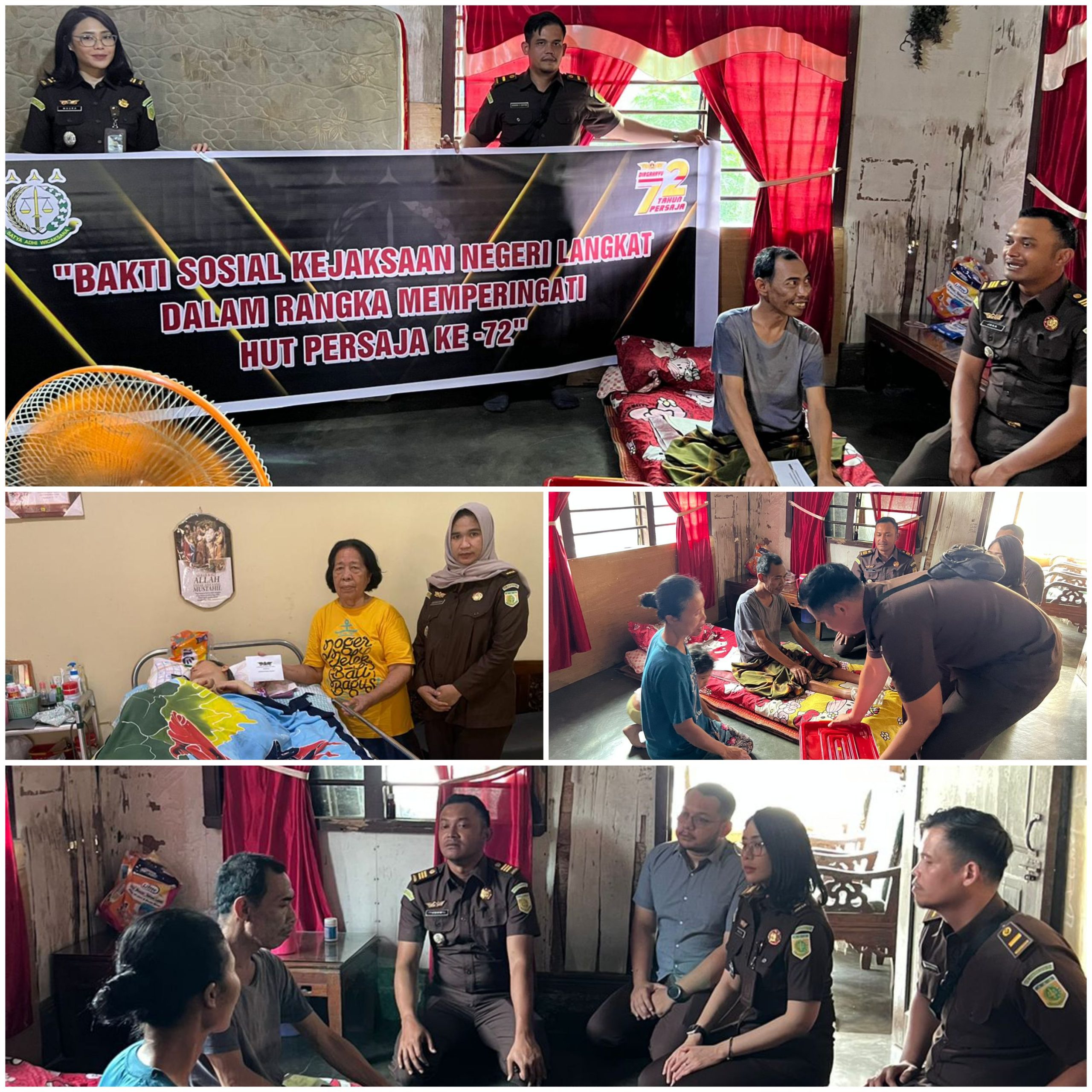 Peringati HUT Persaja Ke 72 Tahun, Persaja Langkat Gelar Baksos