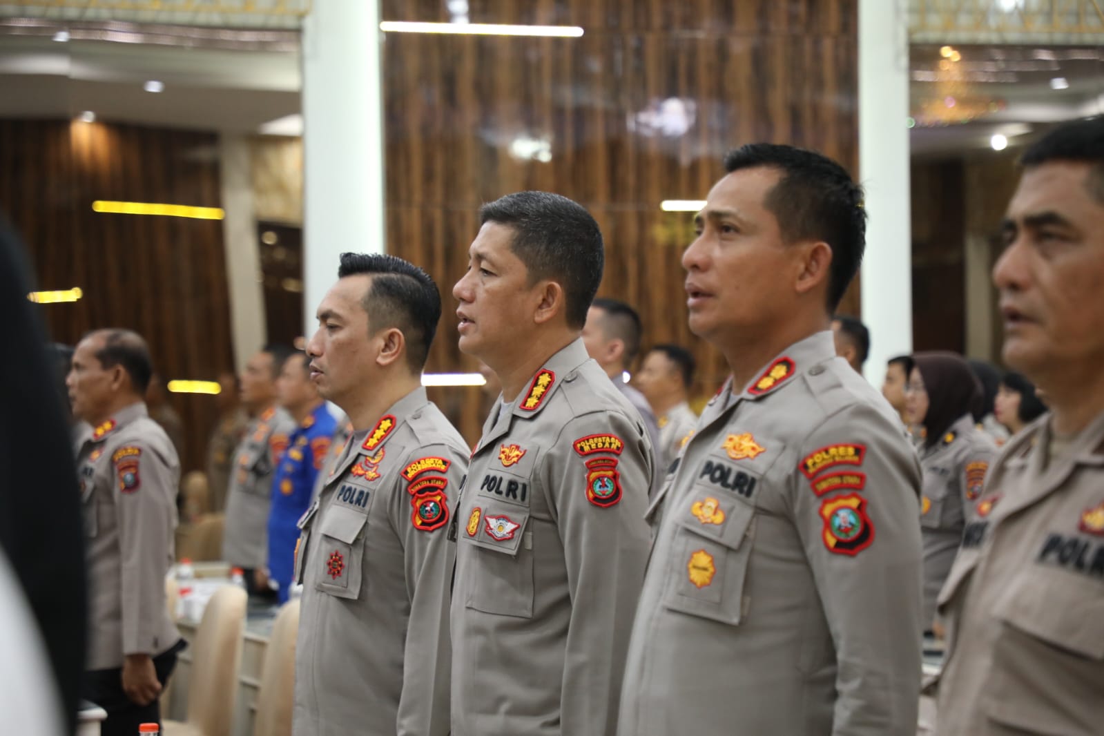 Kapolrestabes Medan Hadiri Acara Taklimat Akhir Tahun Audit Kinerja Itwasda Polda Sumut Tahap 1 2023