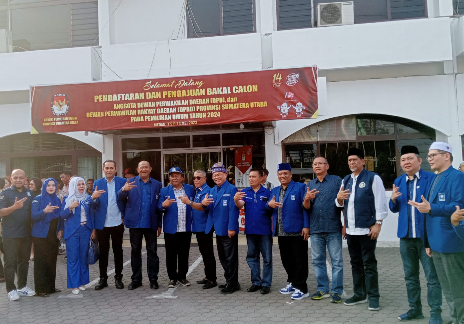 Daftarkan 100 Bacaleg, PAN Sumut Targetkan 12 Kursi di DPRDSU