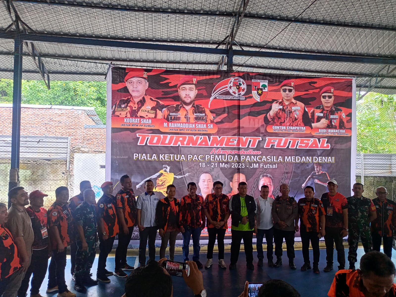 MPW Pemuda Pancasila Sumatera Utara Buka Turnamen Futsal PAC PP Medan Denai, Ini Pesan Ketua Kodrat Shah