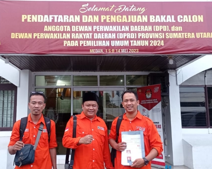 Ada Surat KPU RI 596,  Partai Buruh Sumut Fullkan 100 Bacaleg DPRD Provinsi Untuk Pemilu 2024