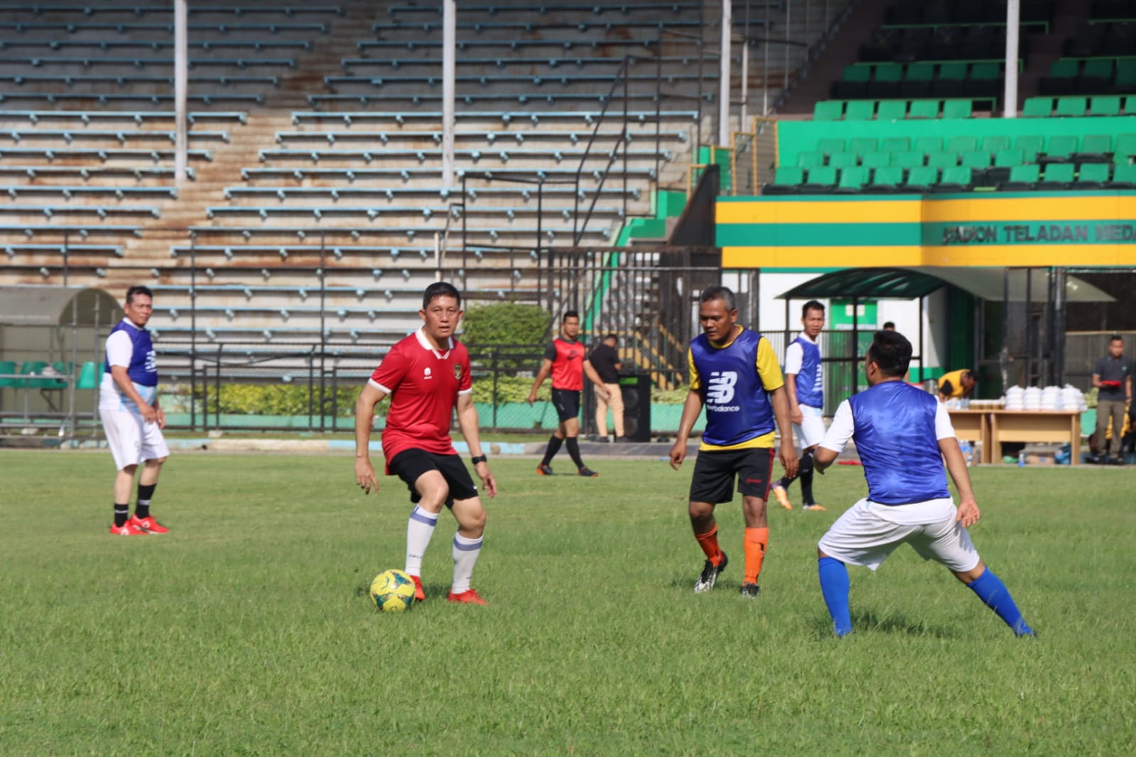 Laga Persahabatan Sepakbola Polrestabes Medan vs Jurnalis, Skor Akhir 5-3