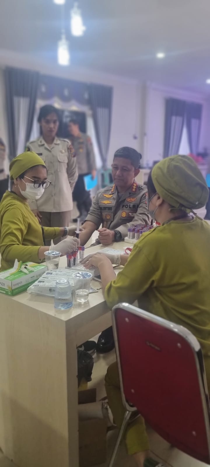 Kapolrestabes Medan Kembali Gelar Rikkes Berkala kepada Personel