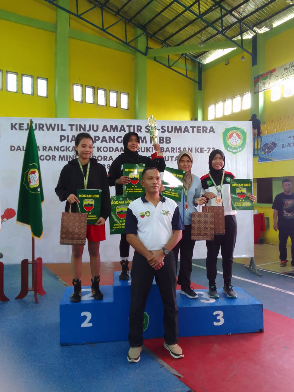 Pertina Sumut Juara Umum Kejurwil Piala Pangdam I/BB, Nona Beby Cantika Sumbang Medali Emas