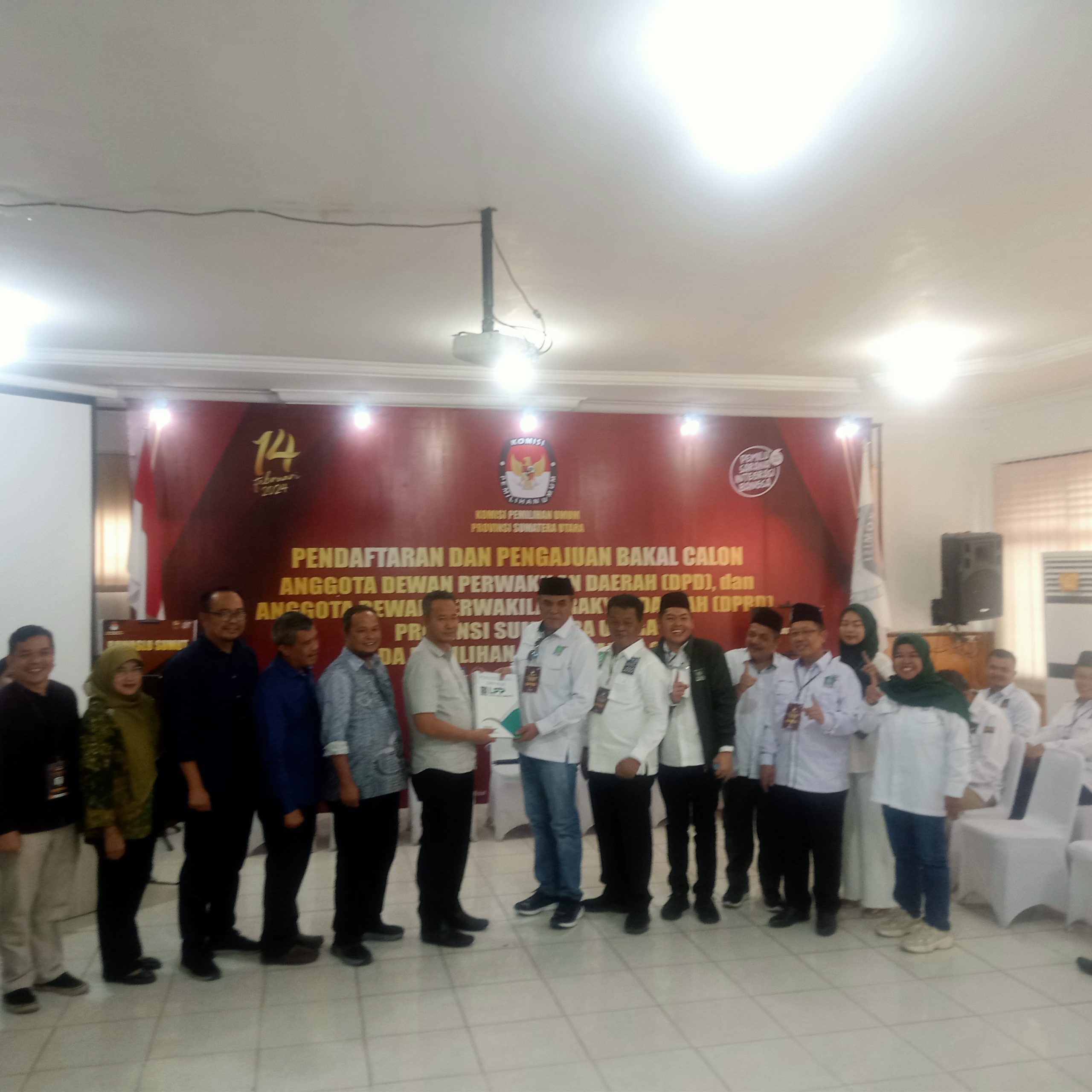 Ketua PKB Sumut H M. Jafar Sukhairi  Daftarkan 100 Bacaleg DPRDSU, Optimis Kursi PKB Naik