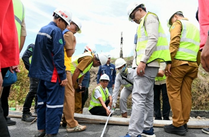 Monitor Proyek Jalan Rp2,7 T Bagian Simalungun-Siantar, Sekdaprov Sumut Sebut Ruas Perdagangan dan Tigaras Rampung Juni-Agustus