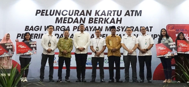 Kolaborasi dengan Pemko Medan, Bank Sumut Luncurkan Kartu ATM 