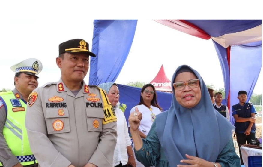 Bersama Kapolres Simalungun, Ketum RKLA Sumut Hj Bunda Indah Ungkapkan Rasa Nyaman Selama Di Parapat