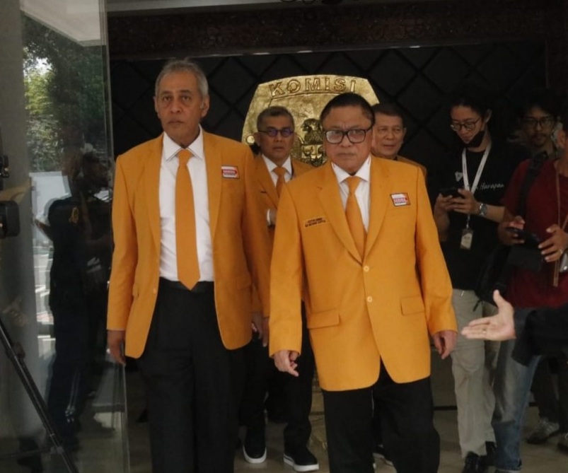 KPU Terima Berkas Pendaftaran Bacaleg dari Partai Hanura, Ini Kata Ketum Hanura Oso