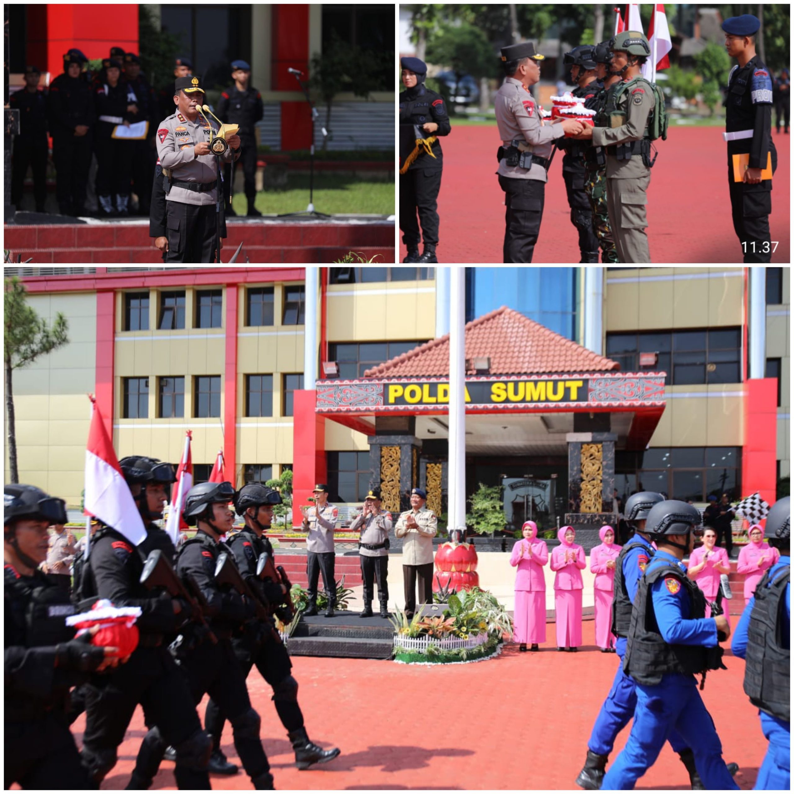 Kapolda Sumut : Tanamkan Tradisi Pengambilan Air Suci Sebagai Pemulian Nilai Tribrata
