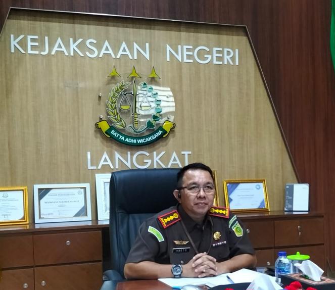 Jajaran Kejaksaan Kembali Memberikan Rasa Keadilan Ditengah-tengah Masyarakat Kab. Langkat