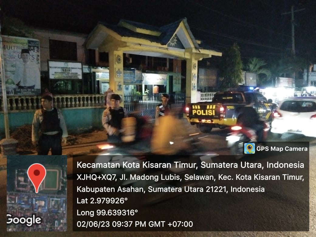 Sat Samapta Polres Asahan Patroli Dipusat Keramaian Antisipadi 3C