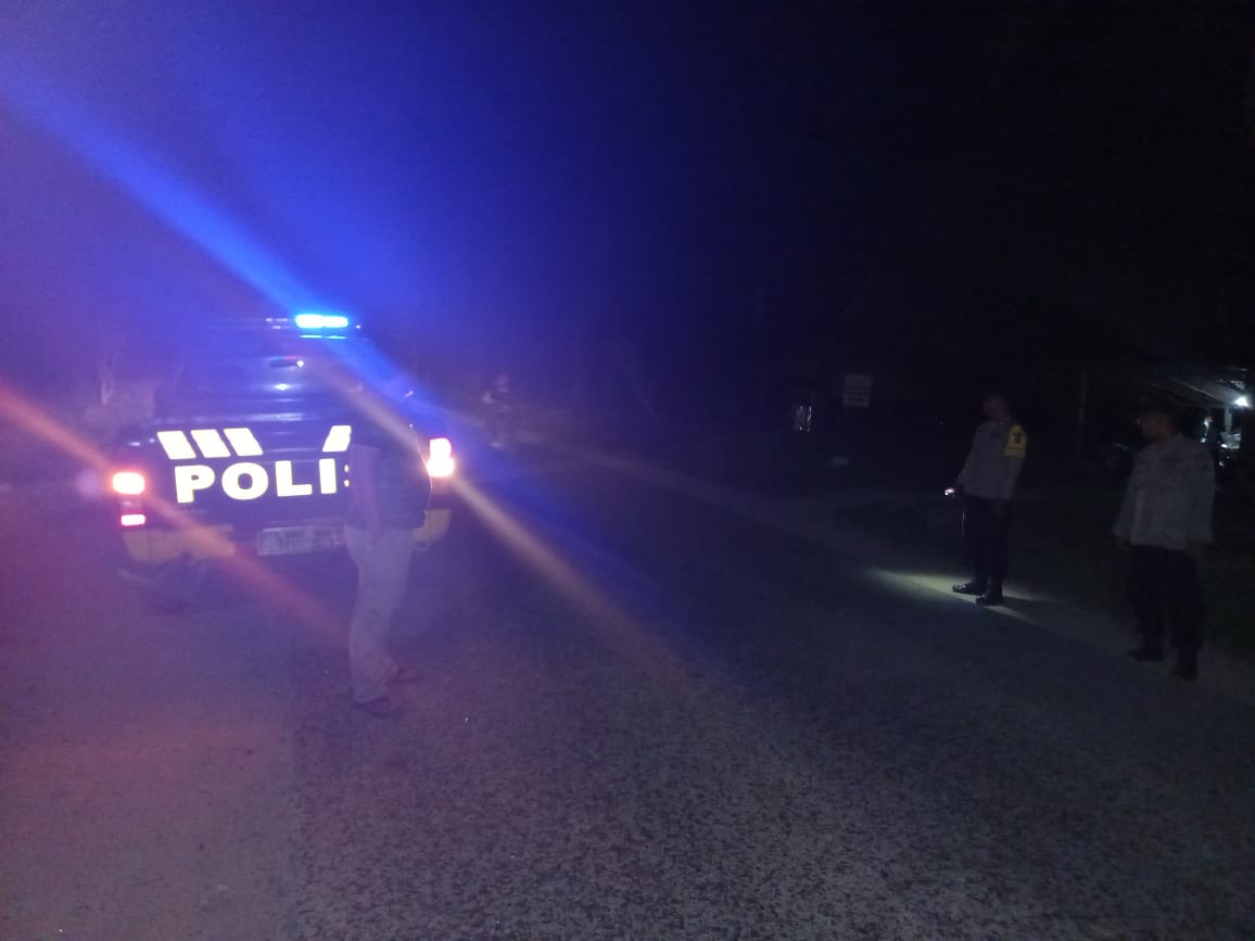 Beri Rasa Aman Kepada Masyarakat, Personel Polsek Bandar Pulau KRYD/Patroli Blue Light