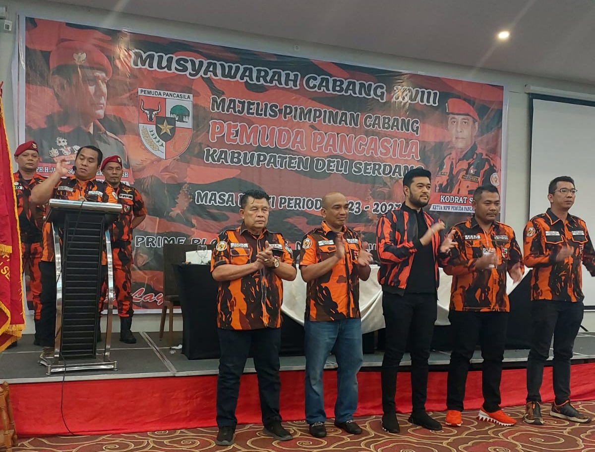 Muscab PP ke XVIII, Junaidi Terpilih Aklamasi Jadi Ketua MPC Pemuda Pancasila Kab Deliserdang 