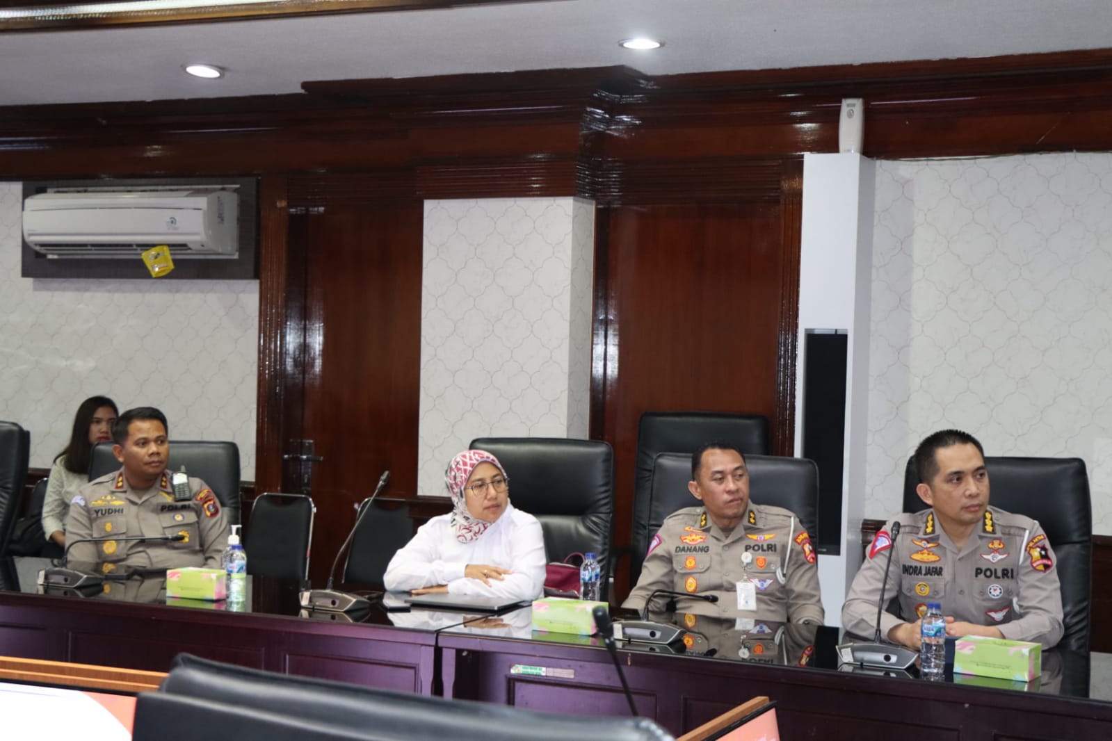 Dirkamsel Korlantas Polri Beri Arahan ke Polrestabes Medan Tentang Pengembangan Smart City