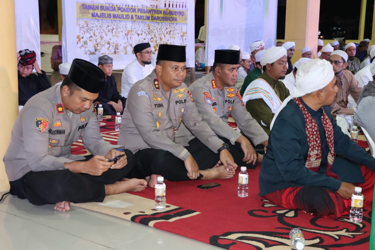 Waka Polrestabes Medan Hadiri Undangan Majelis Taklim Darusshofa di Gedung Astaka