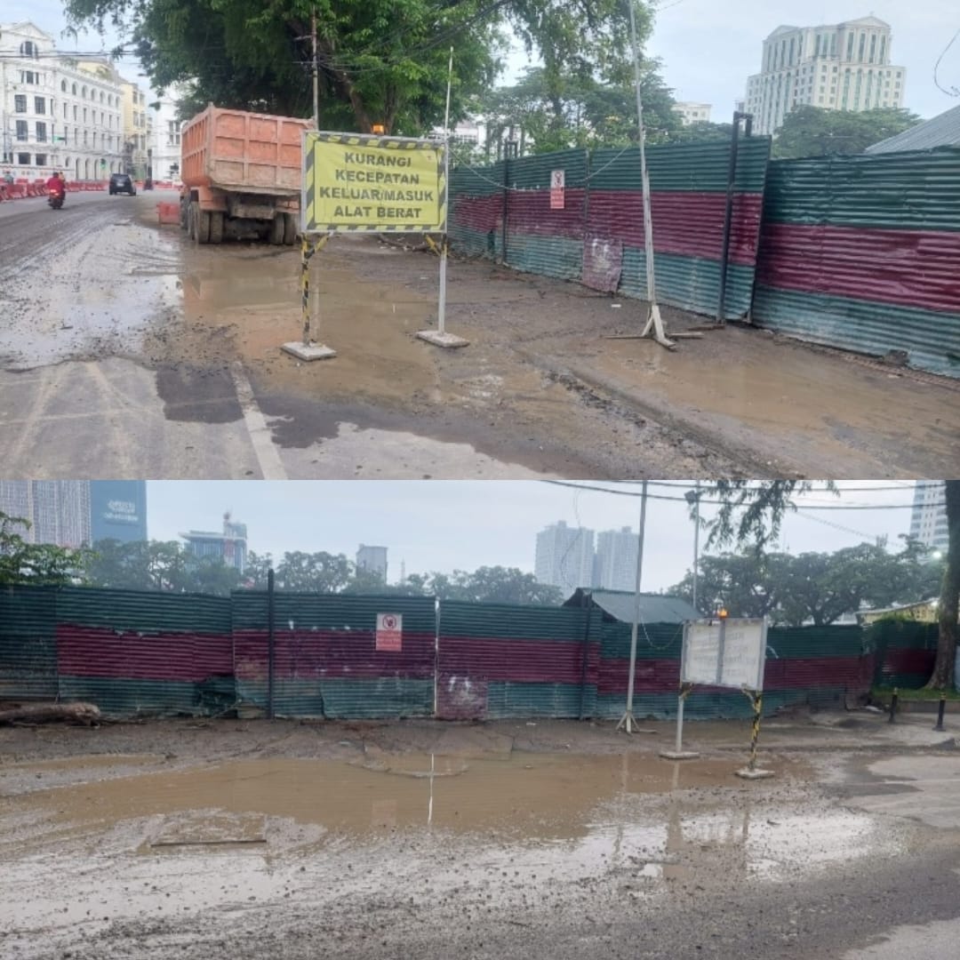 Proyek Lapangan Merdeka Hasilkan Kubangan Kerbau, Warga Protes