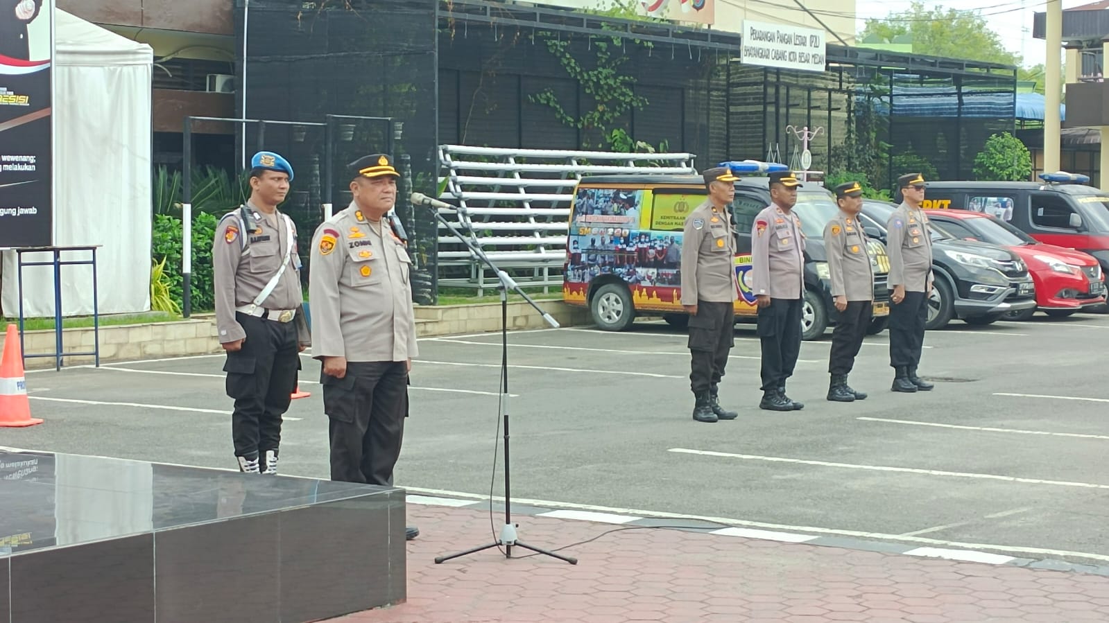 Kabag Log Restabes Medan Pimpin Apel, Ini Pesannya Jelang HUT 77 Bhayangkara