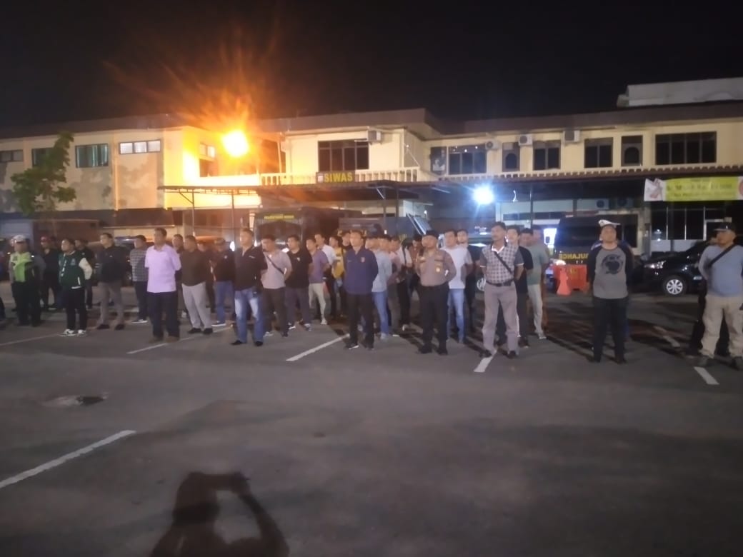 Polrestabes Medan Gelar Sispamkota, Beri Rasa Aman ke Masyarakat Saat Malam Hari
