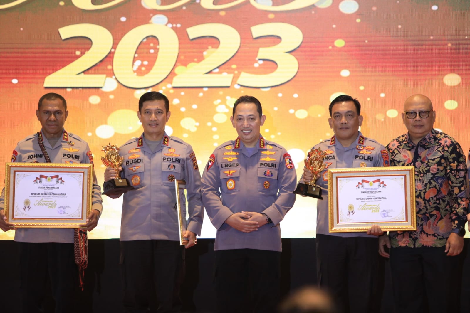 Polda Sumut Raih Penghargaan Kompolnas Award 2023 sebagai Polda Terbaik