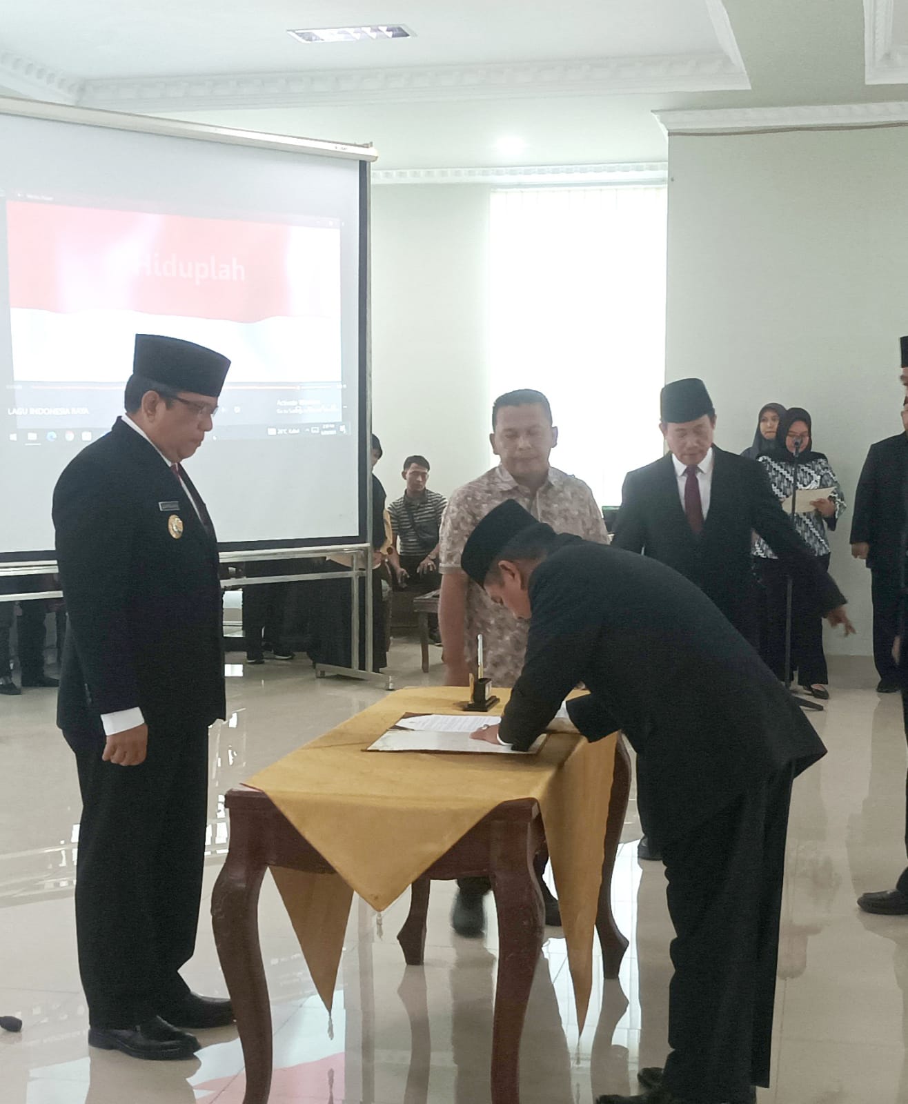 Kepala Inspektorat Dilantik Menjabat Pj.Sekdako T. Tinggi