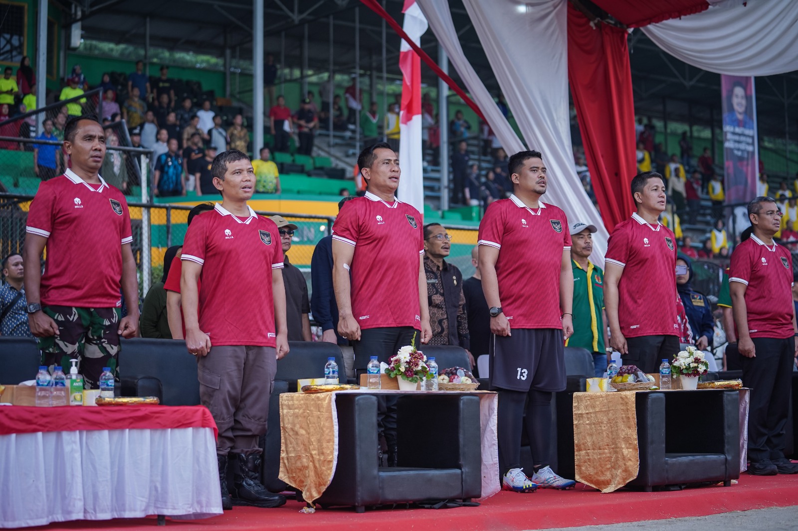 Kapolres Pelabuhan Belawan Hadiri Pembukaan Kompetisi Sepak Bola Antar Instansi dan OPD Kota Medan