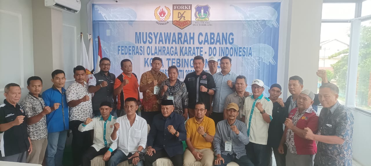 Hasil Muscab V, Dian Pradana Isa Terpilih Ketua FORKI T. Tinggi Secara Aklamasi