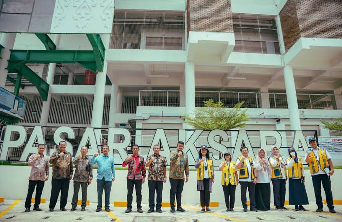 Penempatan Pedagang Basah di Pasar Aksara Telah Sesuai dengan Desain Kementerian PUPR