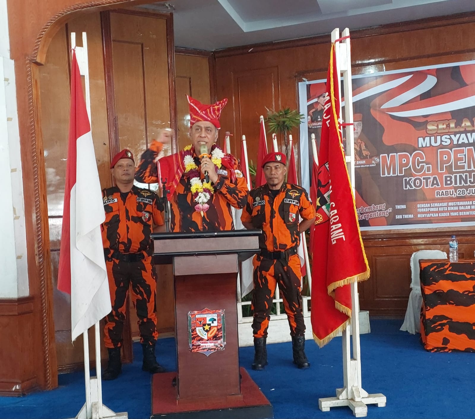 Muscab MPC Pemuda Pancasila ke XVI Kota Binjai Sukses, J Payu Sitepu Terpilih Aklamasi, Ini Kata Ketua MPW PP Sumut Kodrat Shah