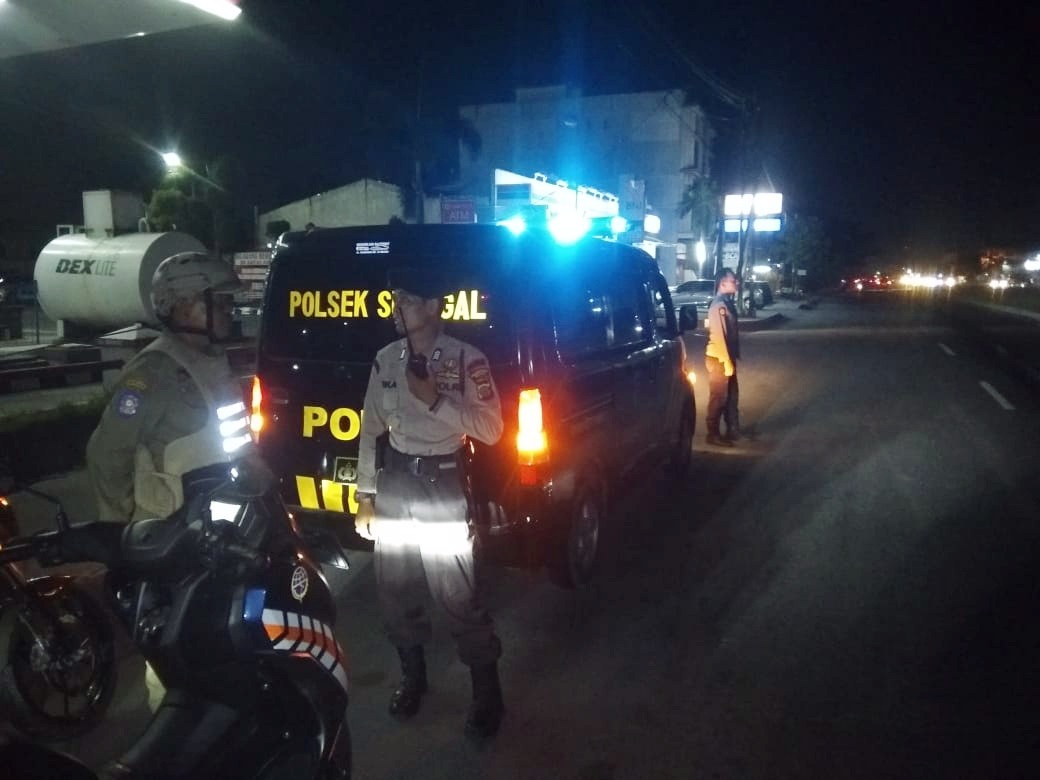 Polsek Sunggal Gelar Patroli, Basmi Gemot, Begal, Premanisme dan Pelaku 3C