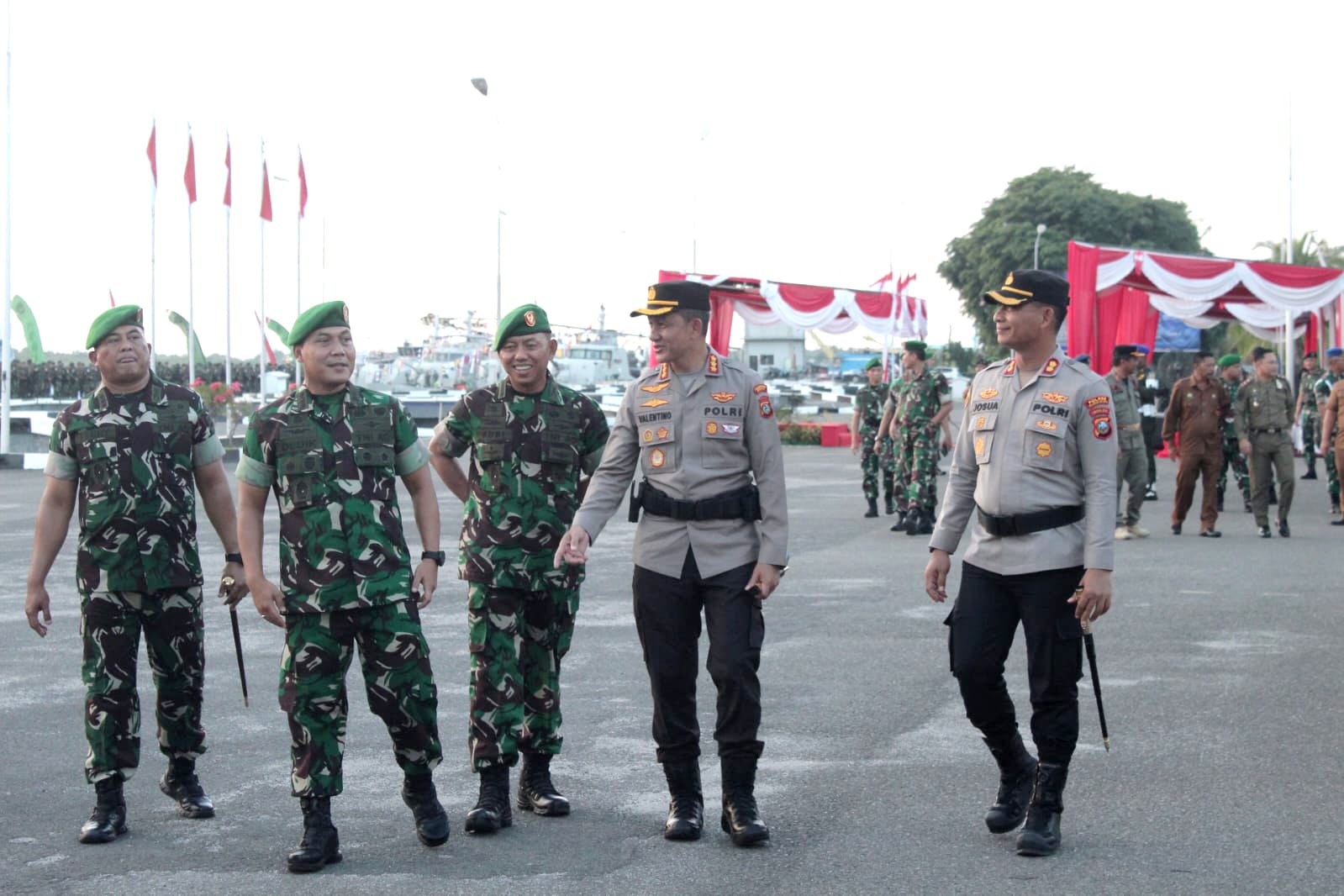 Kapolrestabes Medan Hadiri Pemberangkatan Satgas Yonif 122/TS ke Papua