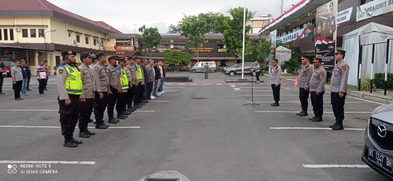 Beri Rasa Aman, Polrestabes Medan Gelar Sispamkota Antisipasi Begal dan Geng Motor
